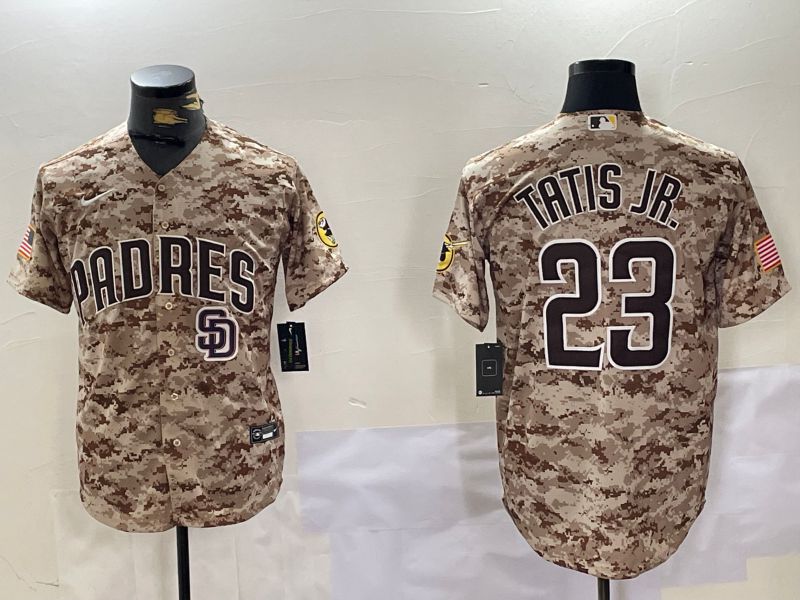 Men San Diego Padres #23 Tatis jr Camo Fashion 2024 Nike MLB Jersey style 2->indianapolis colts->NFL Jersey